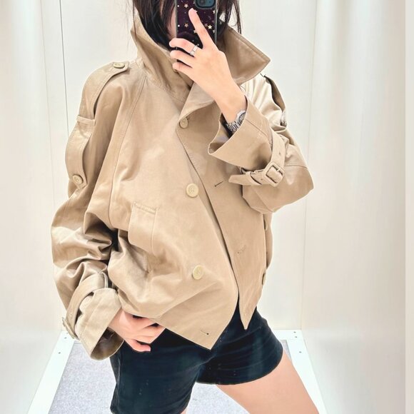 Acne Studios belted buttoned coat - Picture 1 of 11